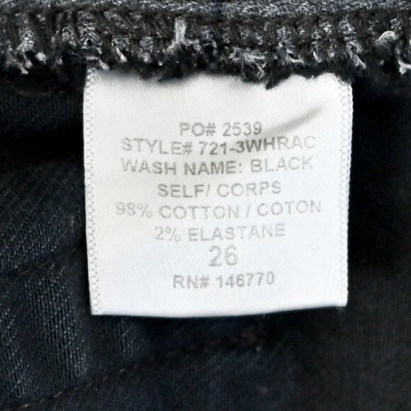 RE/DONE Original High-rise Ankle Jean Black Button Fly Raw Hem - Picture 5 of 5